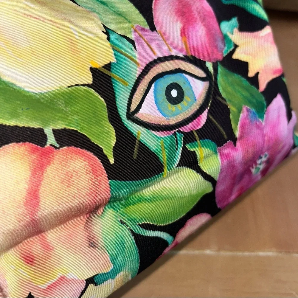 Floral Eye-Print Women's Bag